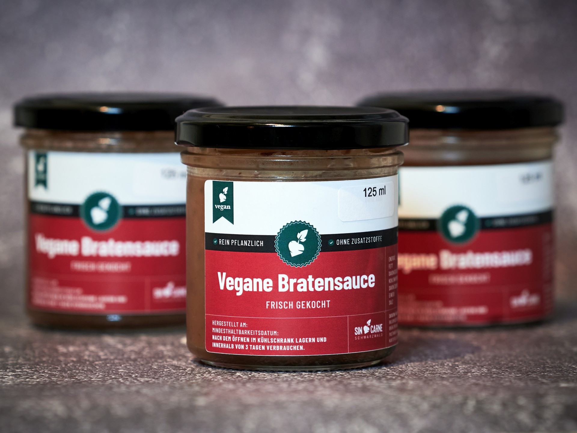 Vegane Bratensauce (125 ml) von Sin Carne aus Umkirch von Sin Carne aus Umkirch